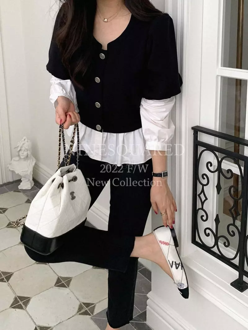 Ninesquared - Korean Women Fashion - #momslook - Clif Jacket Blouse