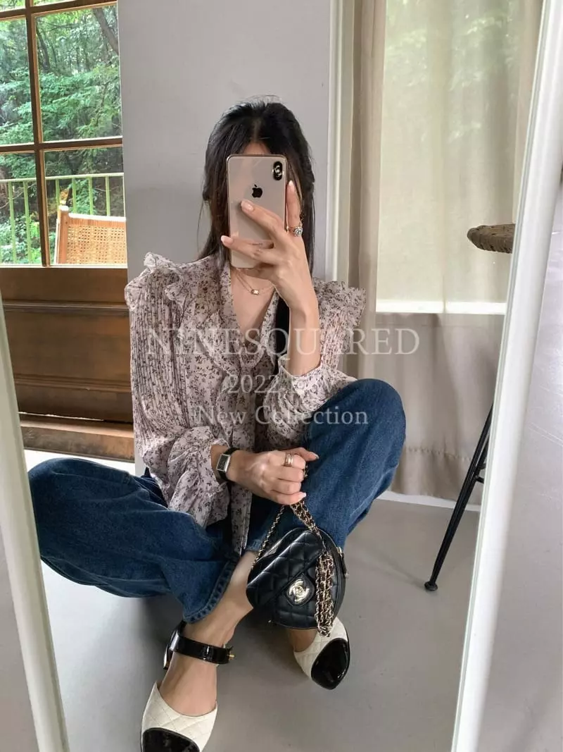 Ninesquared - Korean Women Fashion - #momslook - Croni Blouse - 2