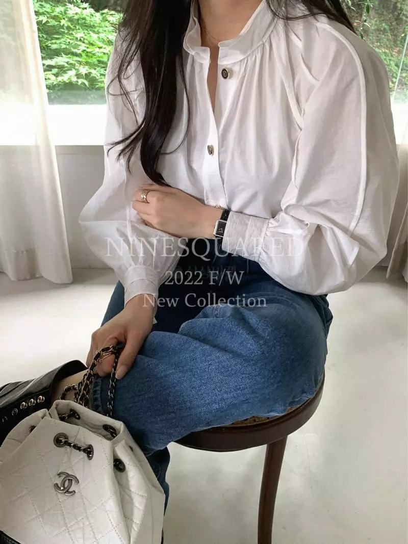 Ninesquared - Korean Women Fashion - #momslook - Esder Blouse - 5