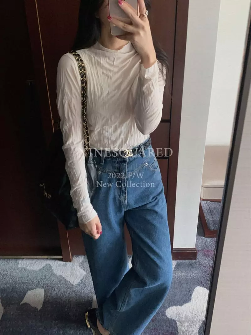 Ninesquared - Korean Women Fashion - #momslook - A Muse Tee - 5