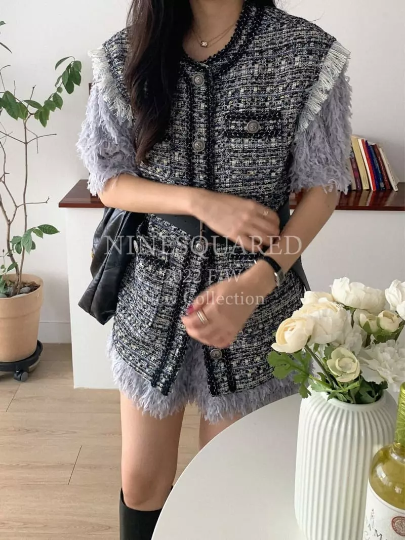 Ninesquared - Korean Women Fashion - #momslook - Aens Vest - 3