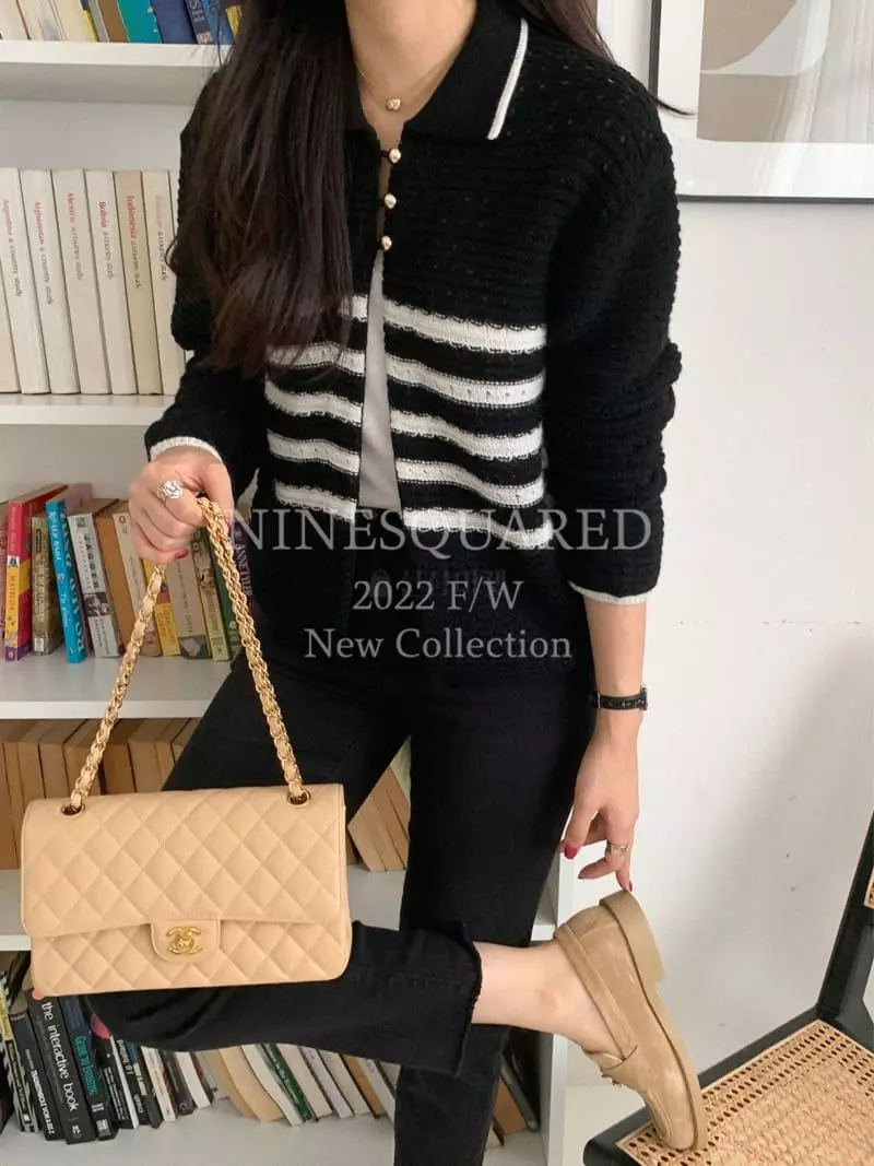 Ninesquared - Korean Women Fashion - #momslook - Benet Knit Tee - 10