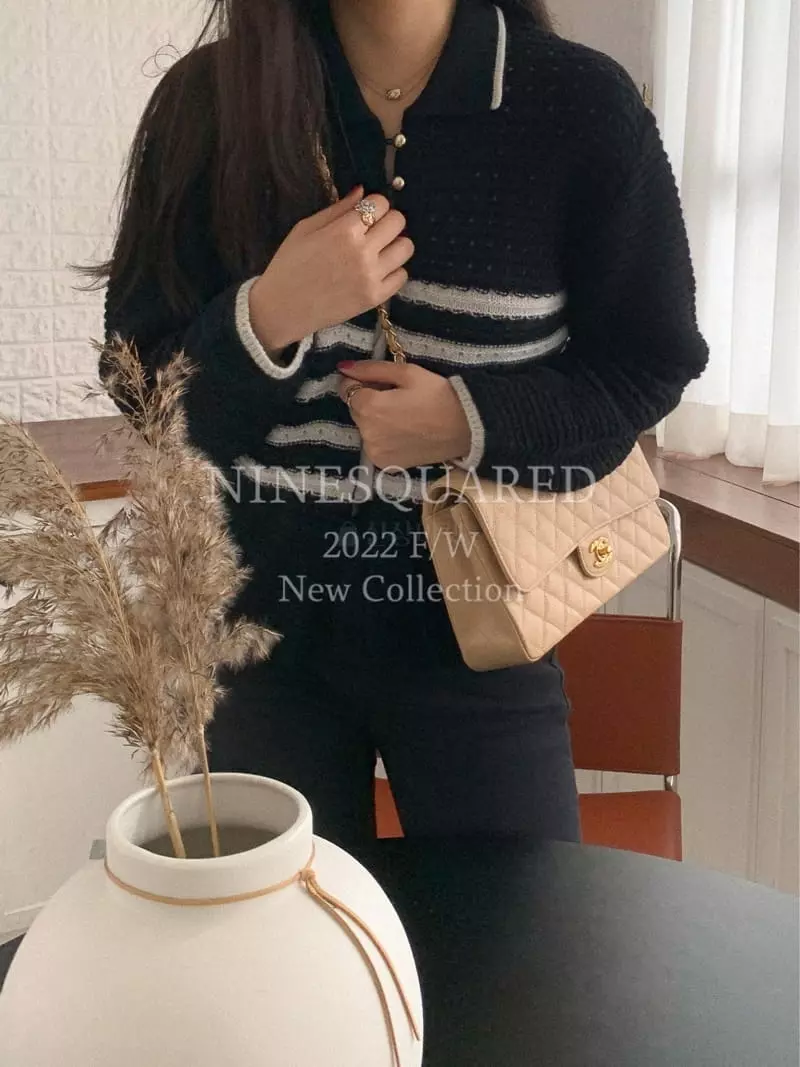 Ninesquared - Korean Women Fashion - #momslook - Benet Knit Tee - 8
