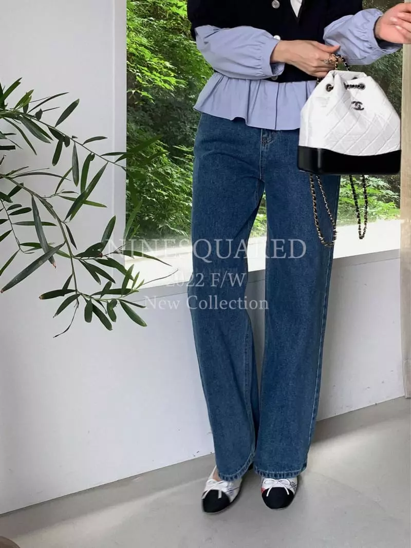 Ninesquared - Korean Women Fashion - #momslook - V Jeans - 9