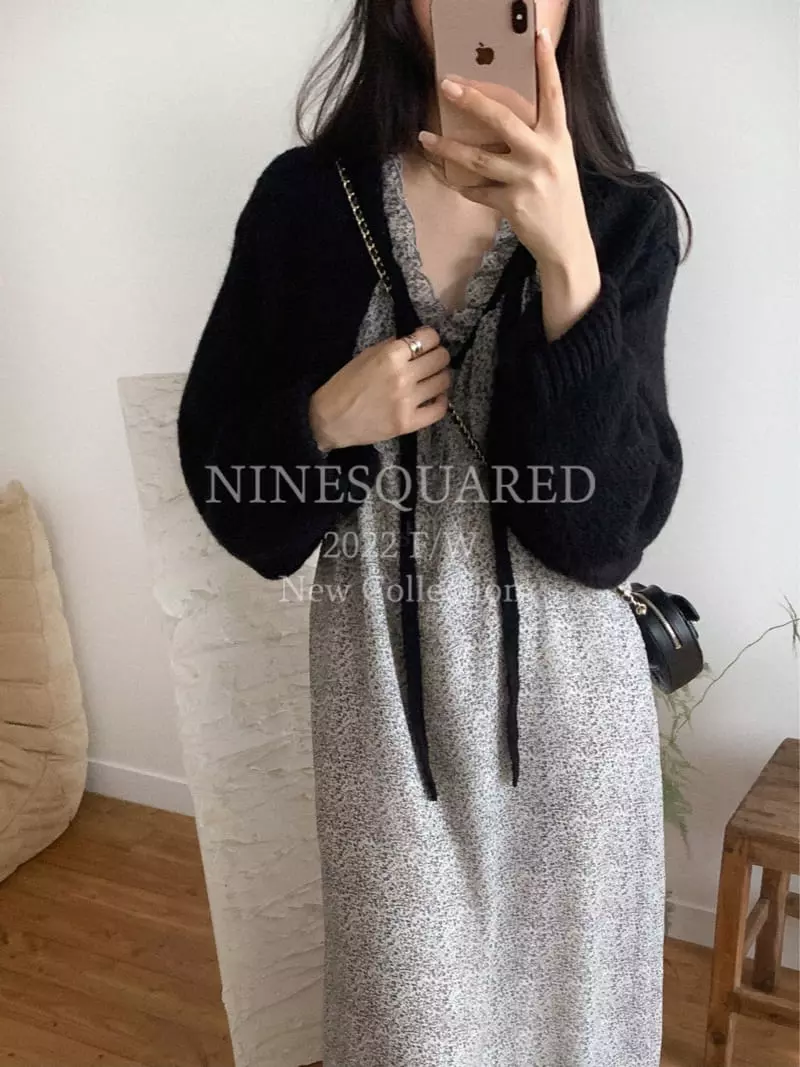 Ninesquared - Korean Women Fashion - #momslook - Bolero Knit Tee - 6