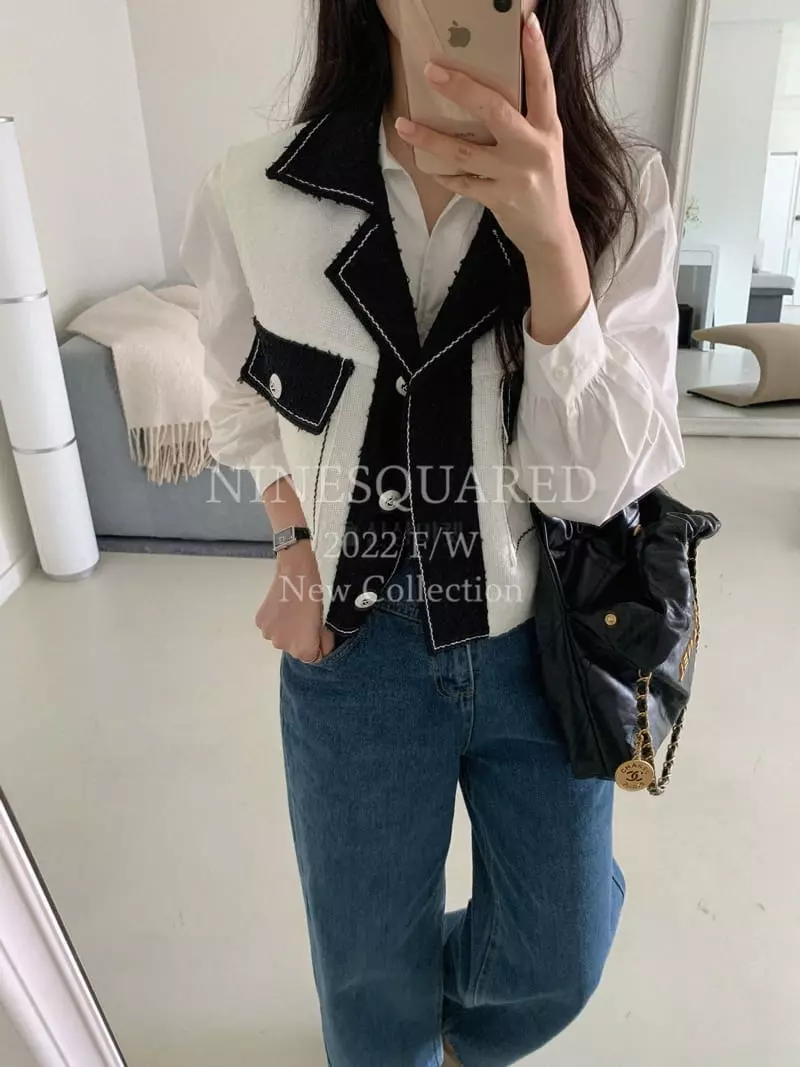 Ninesquared - Korean Women Fashion - #momslook - Mosk Vest - 10