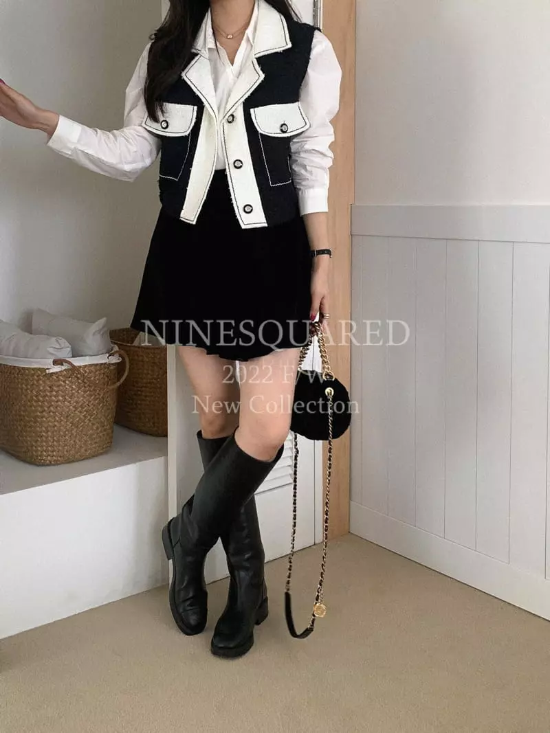 Ninesquared - Korean Women Fashion - #momslook - Mosk Vest - 6