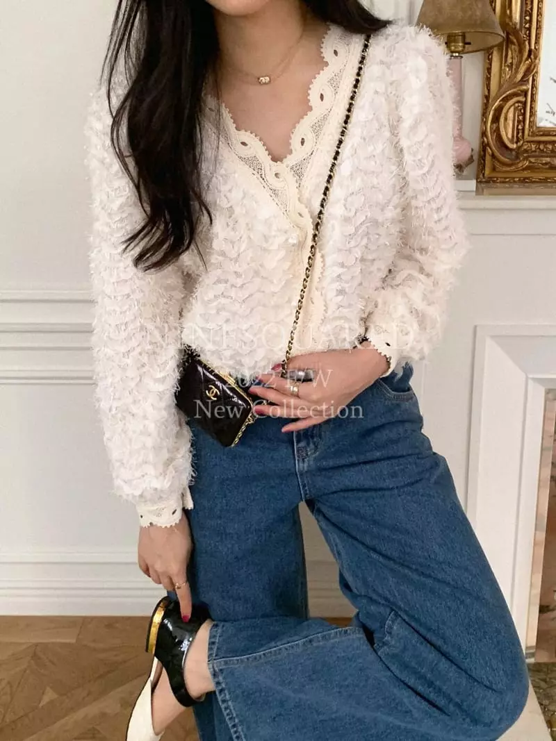 Ninesquared - Korean Women Fashion - #momslook - Modia Blouse - 7