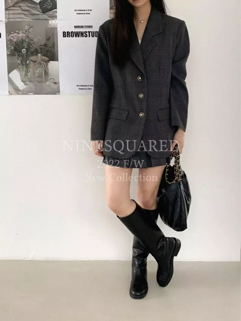 Ninesquared - Korean Women Fashion - #momslook - Maberic Jakcet