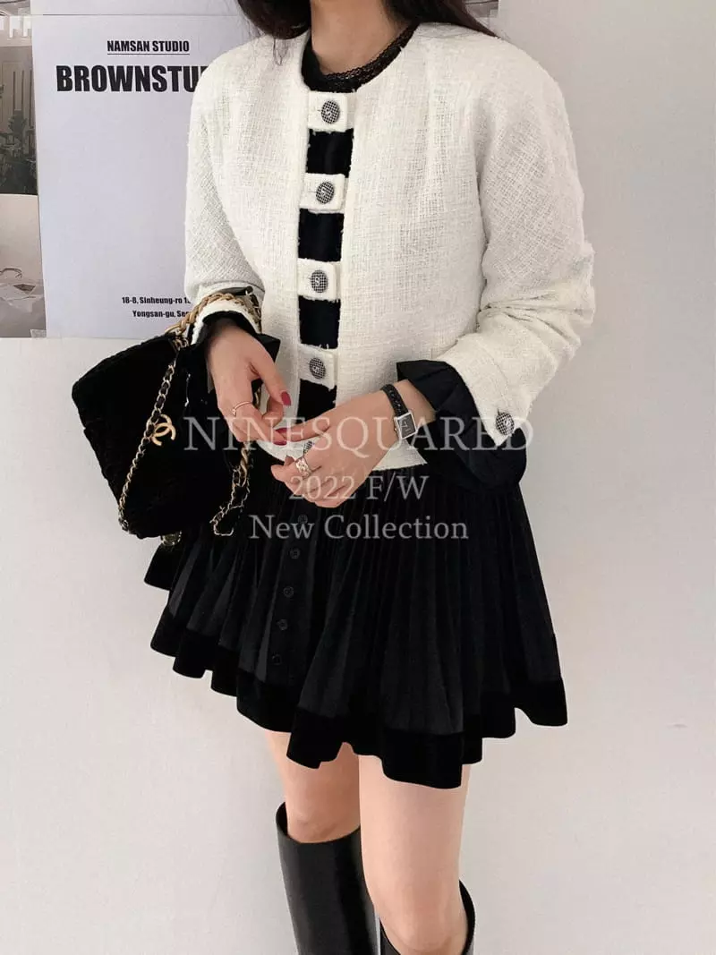 Ninesquared - Korean Women Fashion - #momslook - Re Button Jacket