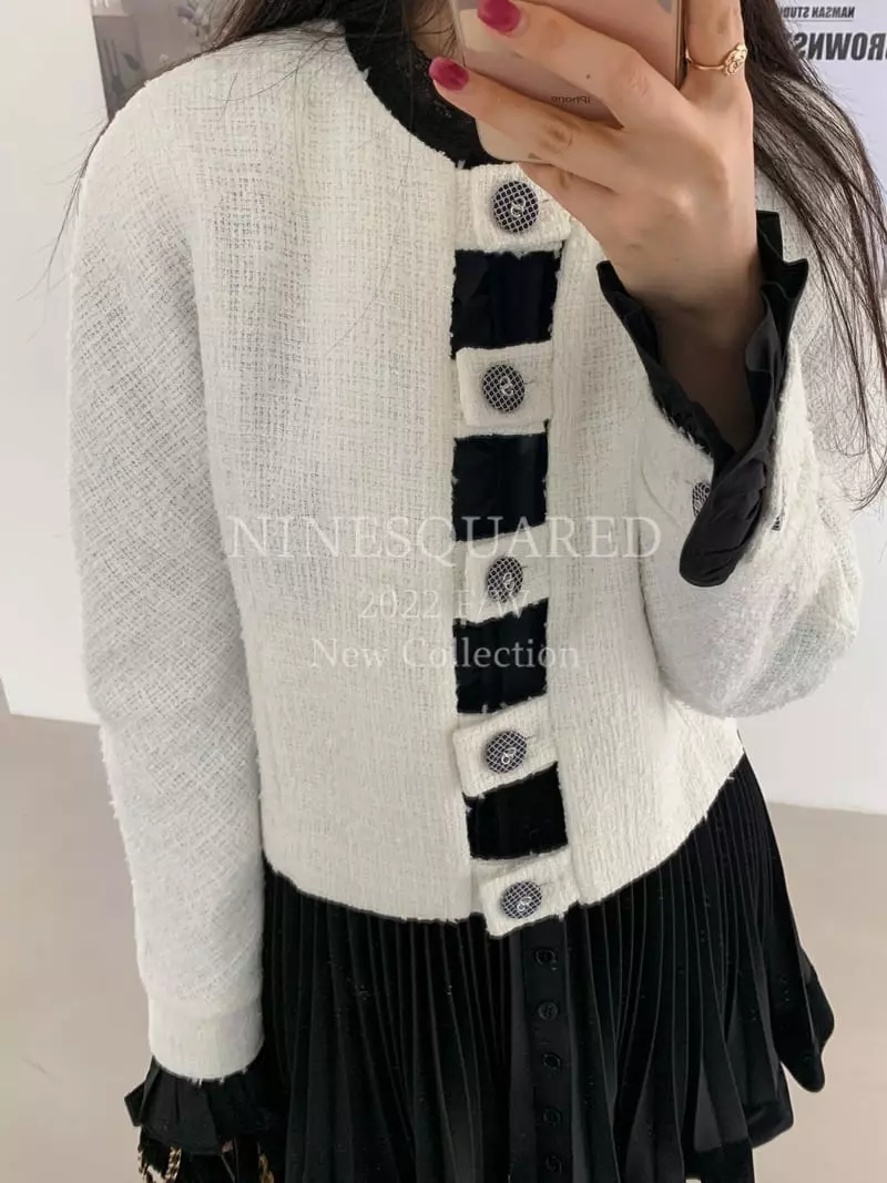 Ninesquared - Korean Women Fashion - #momslook - Re Button Jacket - 7