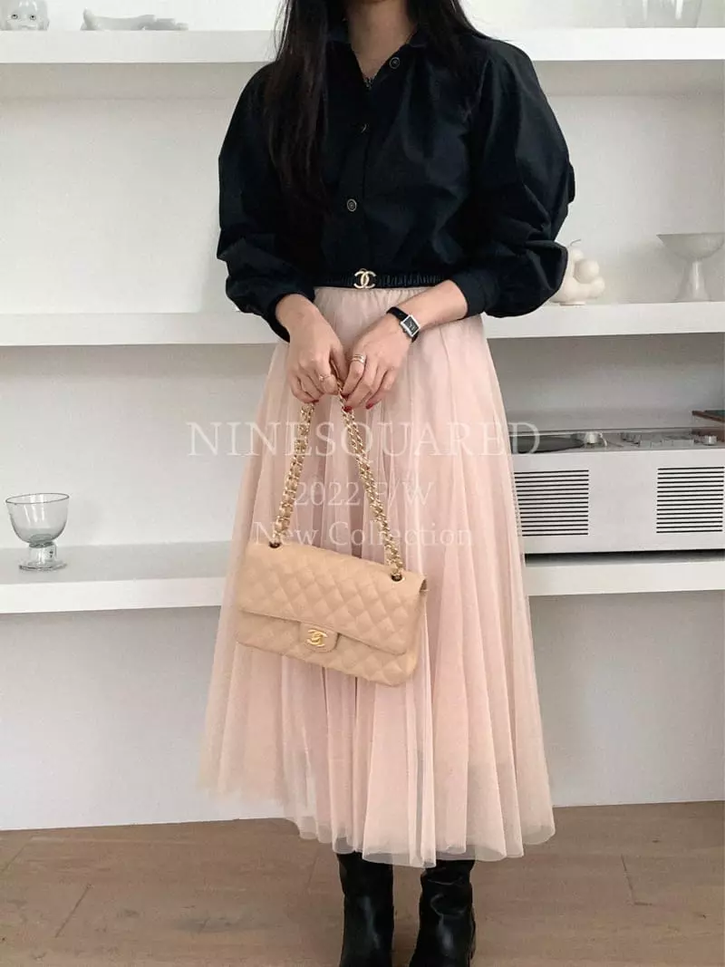 Ninesquared - Korean Women Fashion - #momslook - Lesia Skirt - 11