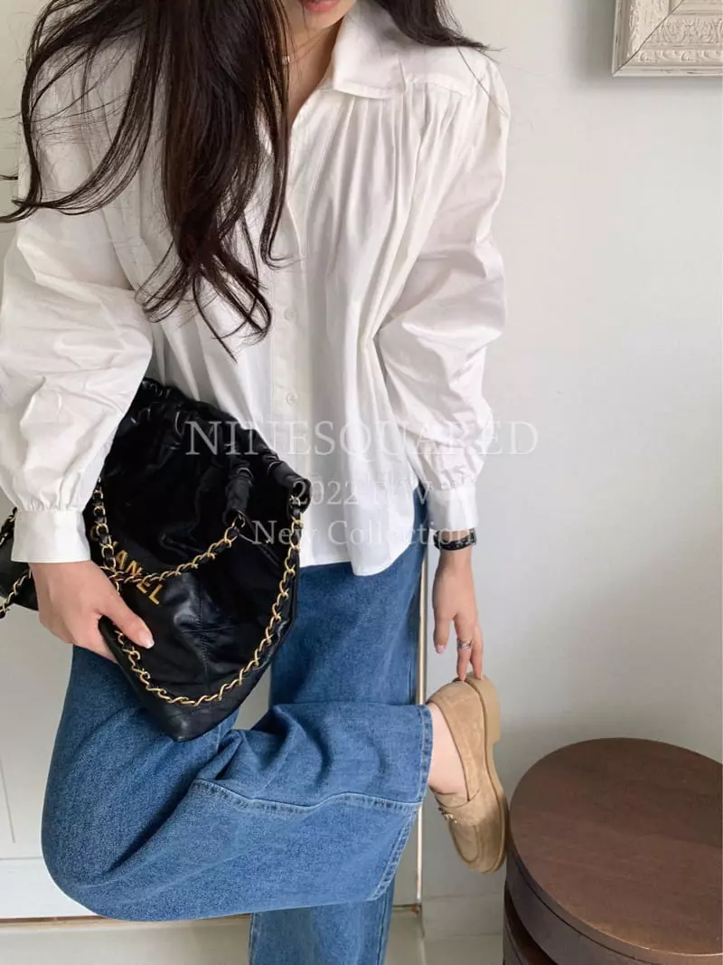 Ninesquared - Korean Women Fashion - #momslook - Delluna Blouse - 5
