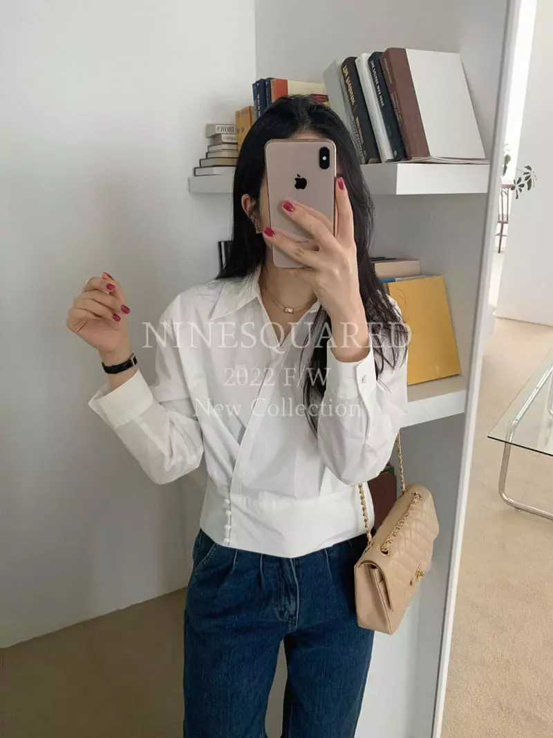 Ninesquared - Korean Women Fashion - #momslook - Dennis Blouse - 5