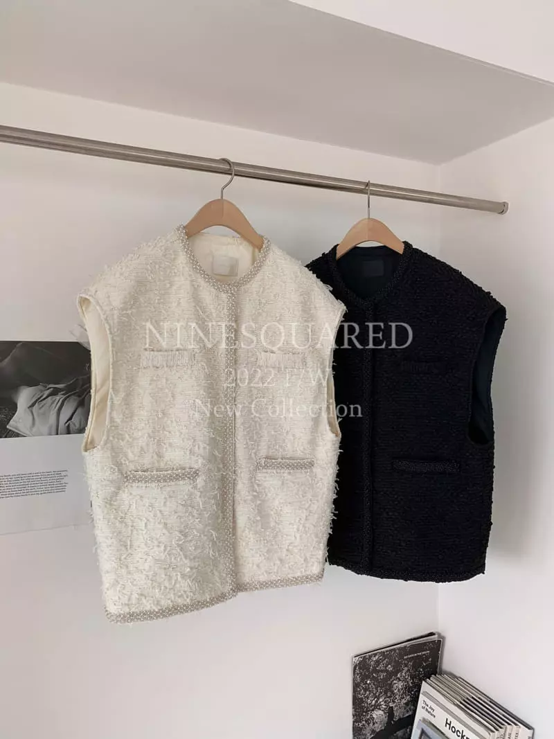 Ninesquared - Korean Women Fashion - #momslook - New Maison Vest jacket - 2