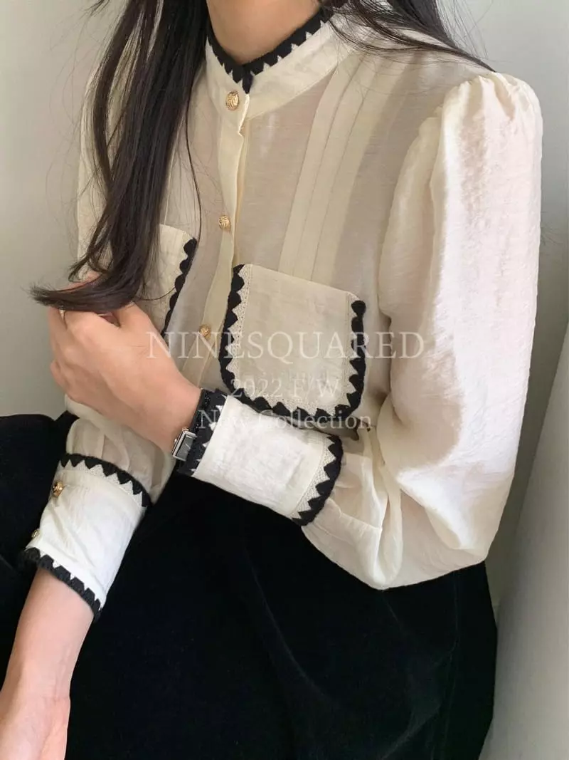 Ninesquared - Korean Women Fashion - #restrostyle - Shopia Blouse - 7