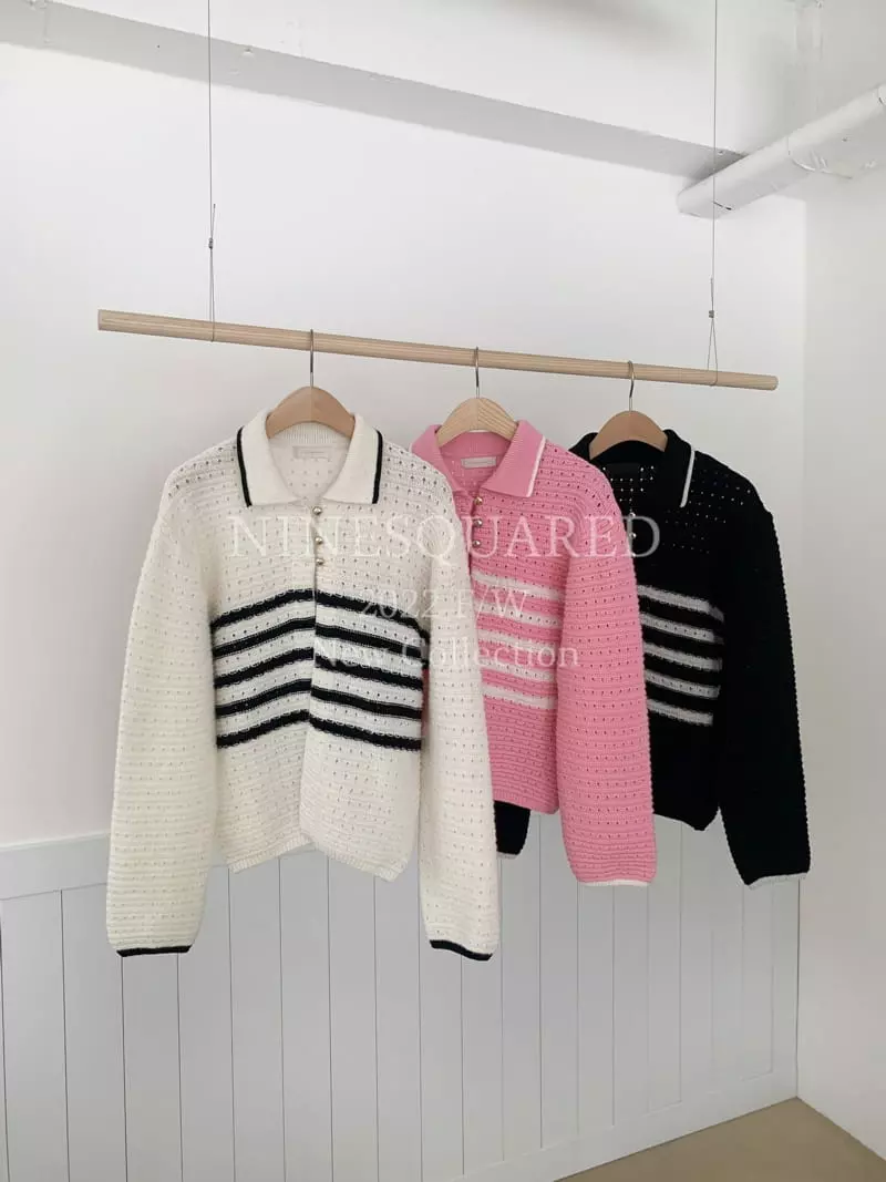 Ninesquared - Korean Women Fashion - #restrostyle - Benet Knit Tee - 3