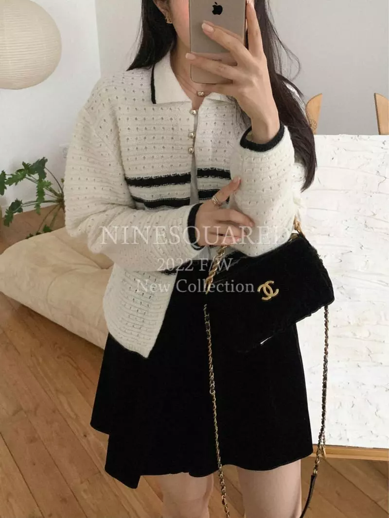 Ninesquared - Korean Women Fashion - #restrostyle - Benet Knit Tee - 4