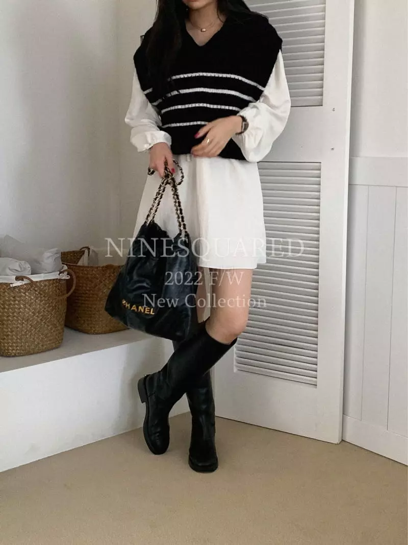Ninesquared - Korean Women Fashion - #shopsmall - Save Knit Tee - 8