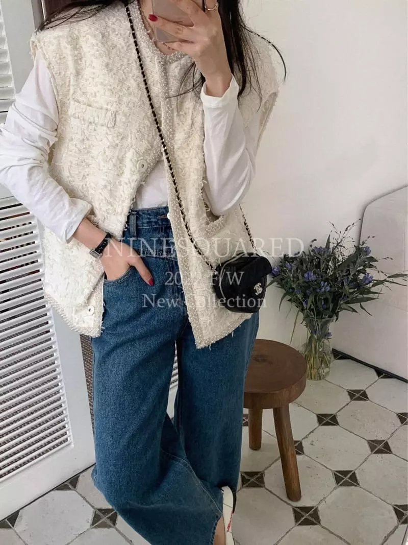 Ninesquared - Korean Women Fashion - #shopsmall - New Maison Vest jacket - 9