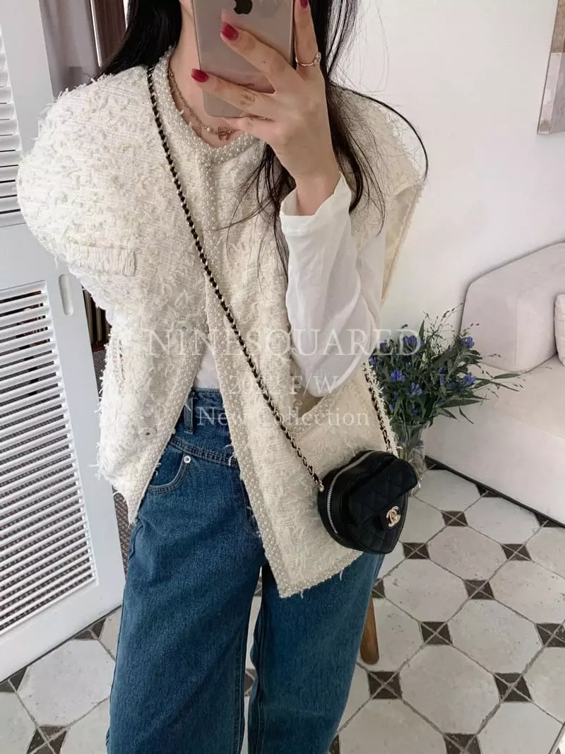 Ninesquared - Korean Women Fashion - #thatsdarling - New Maison Vest jacket - 10