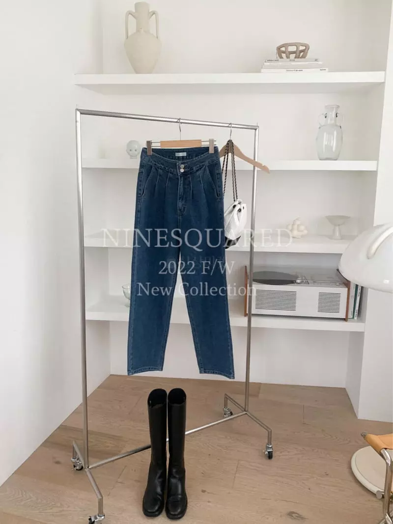 Ninesquared - Korean Women Fashion - #thelittlethings - Pintuck Baggt Jeans