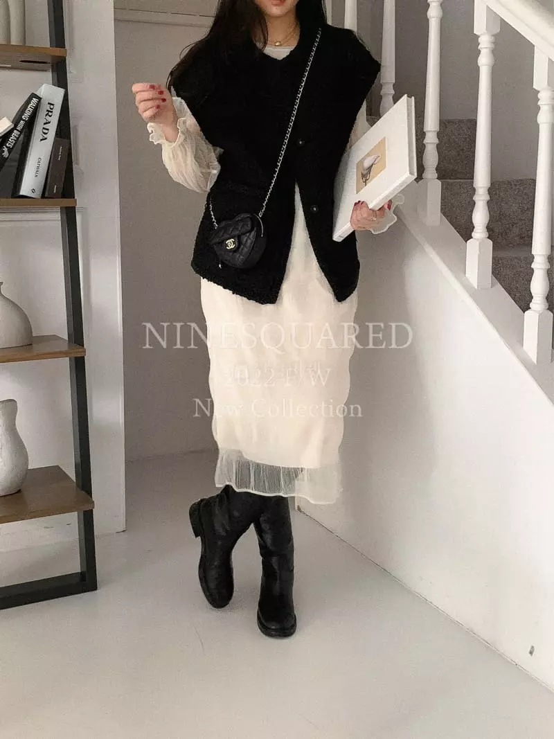 Ninesquared - Korean Women Fashion - #thelittlethings - New Maison Vest jacket - 11