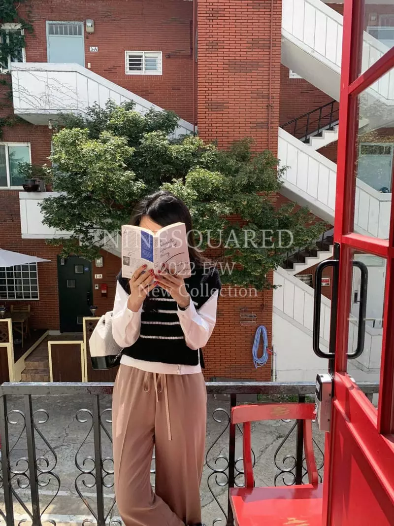 Ninesquared - Korean Women Fashion - #vintageinspired - Save Knit Tee - 3