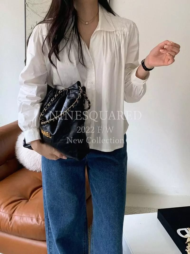 Ninesquared - Korean Women Fashion - #vintageinspired - Delluna Blouse - 9