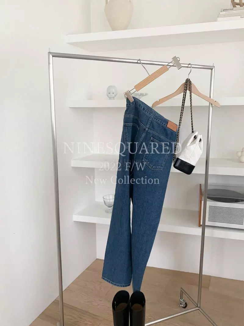 Ninesquared - Korean Women Fashion - #womensfashion - Pintuck Baggt Jeans - 5