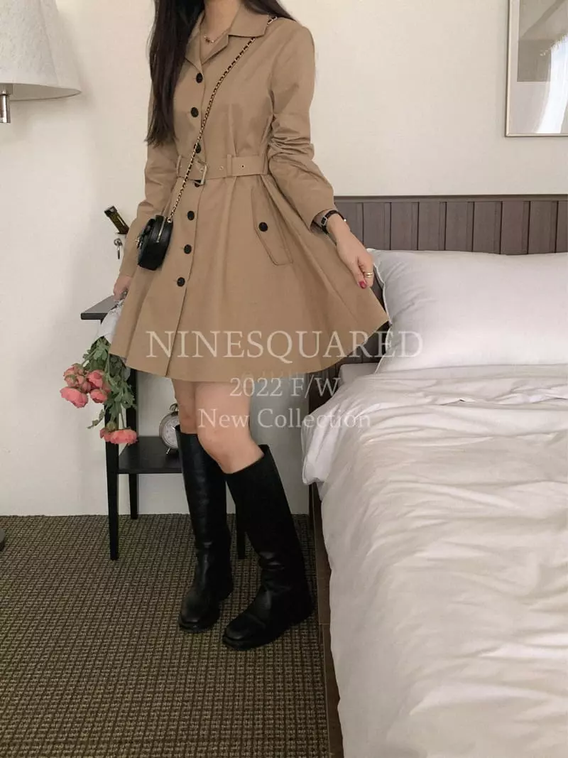 Ninesquared - Korean Women Fashion - #momslook - Coat Ni One-piece - 4