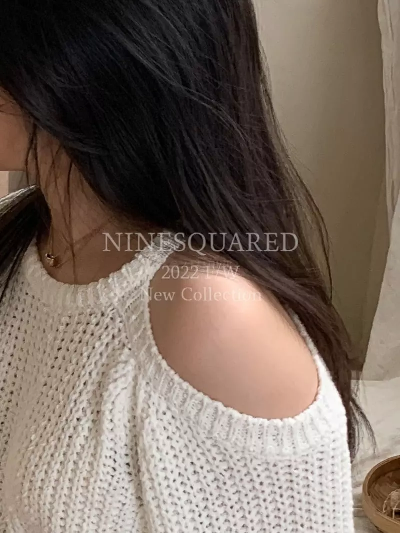 Ninesquared - Korean Women Fashion - #momslook - Cacao Knit Tee - 4