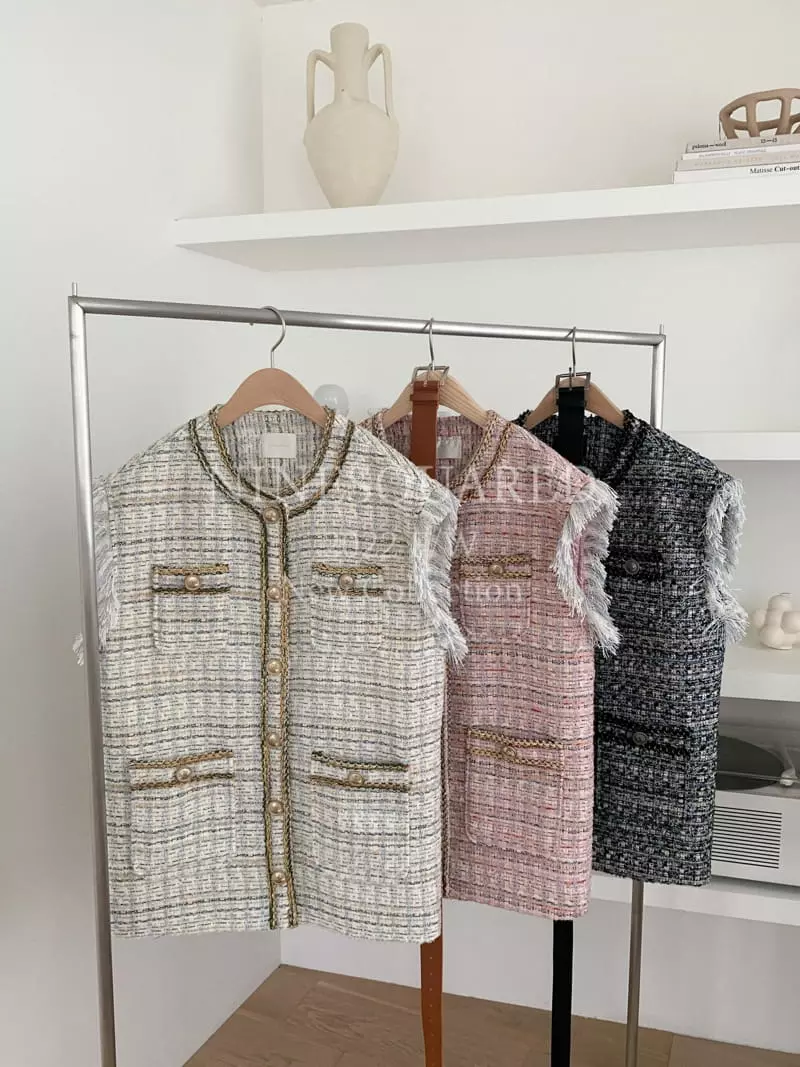 Ninesquared - Korean Women Fashion - #womensfashion - Aens Vest