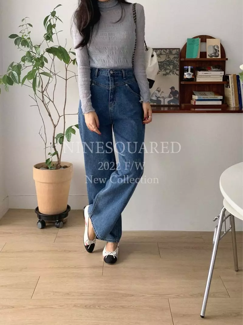 Ninesquared - Korean Women Fashion - #womensfashion - V Jeans - 12