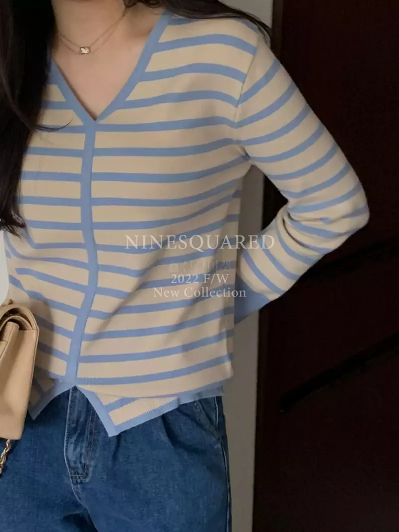 Ninesquared - Korean Women Fashion - #womensfashion - Liwood Knit Tee - 3