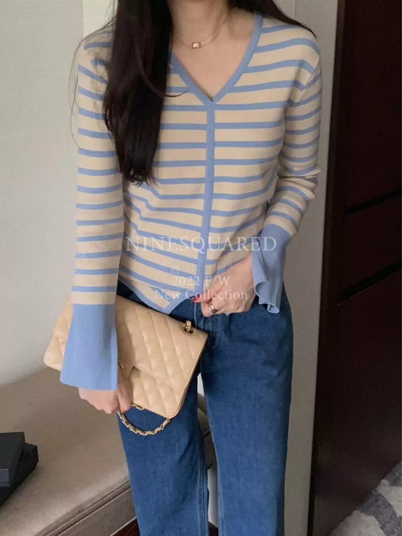 Ninesquared - Korean Women Fashion - #womensfashion - Liwood Knit Tee - 5