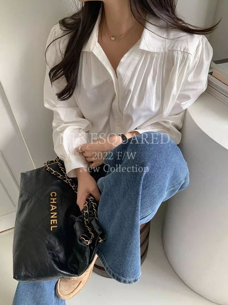 Ninesquared - Korean Women Fashion - #momslook - Delluna Blouse - 4