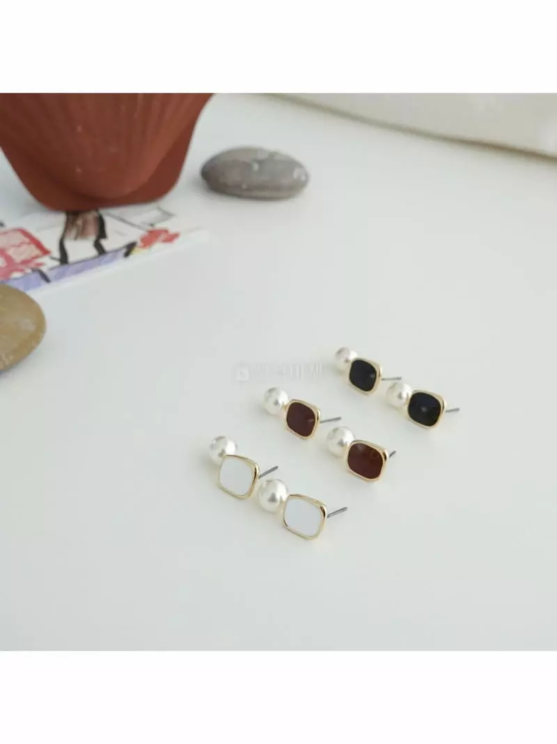 Noii - Korean Women Fashion - #momslook - E1785 Earring