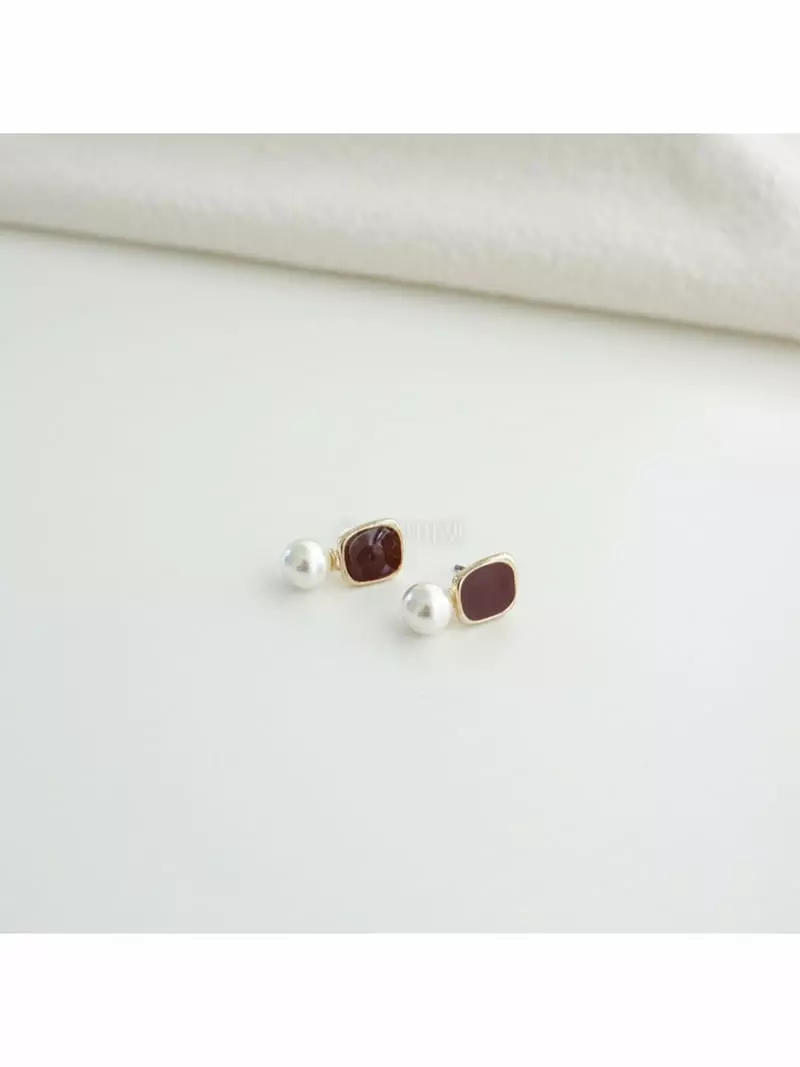 Noii - Korean Women Fashion - #momslook - E1785 Earring - 3