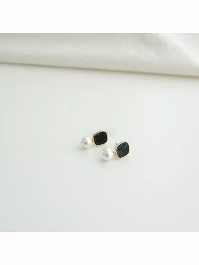 Noii - Korean Women Fashion - #momslook - E1785 Earring - 4