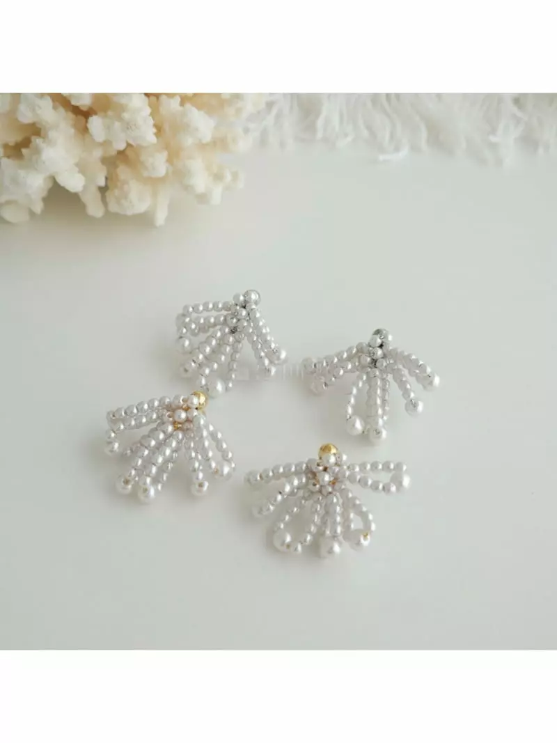 Noii - Korean Women Fashion - #momslook - E1784 Earring - 2