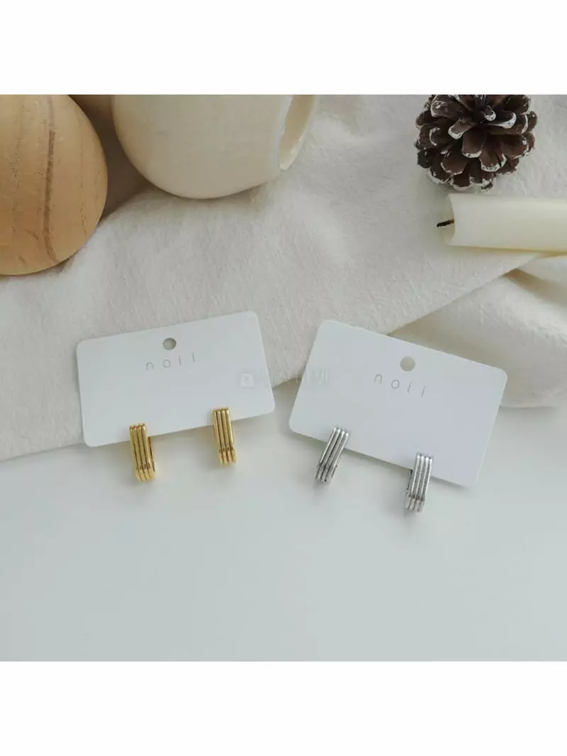 Noii - Korean Women Fashion - #momslook - E1776 Earring - 7