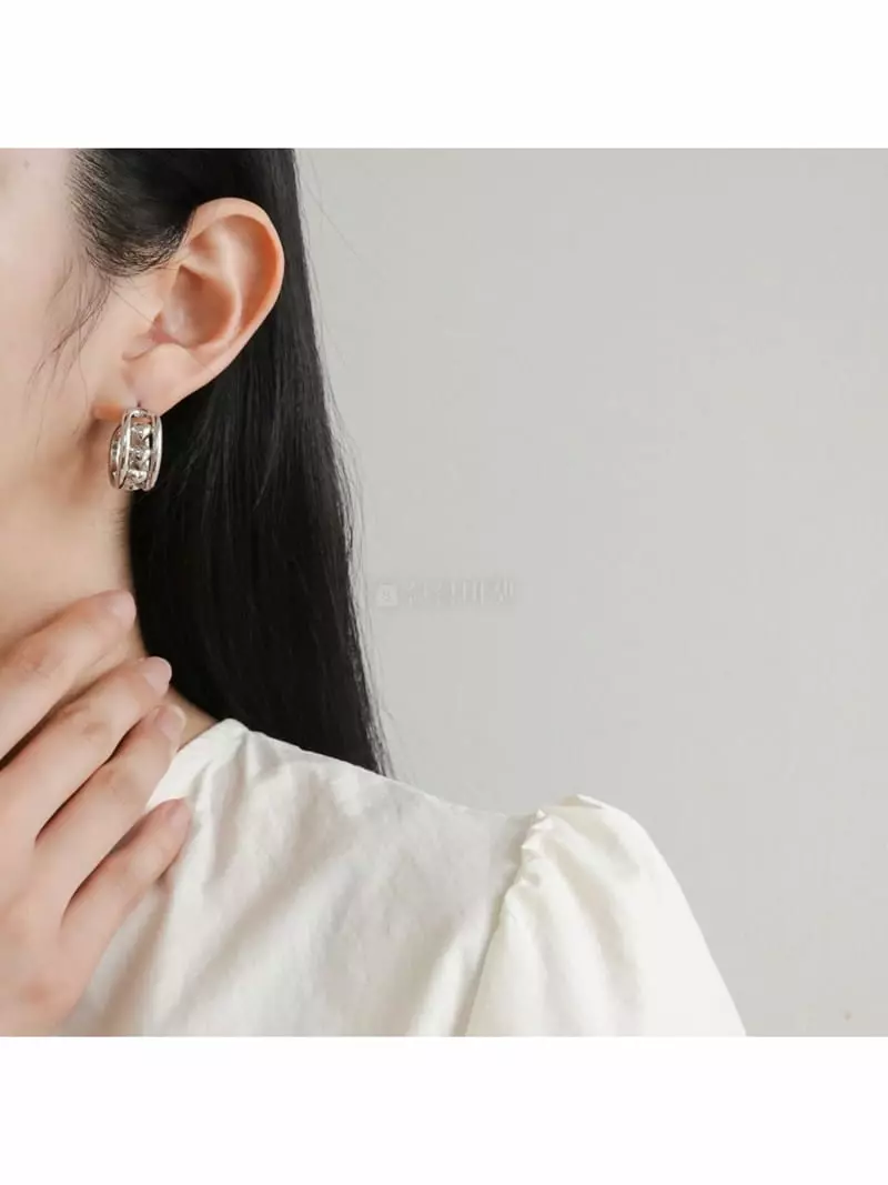 Noii - Korean Women Fashion - #momslook - E1771 Earring - 2