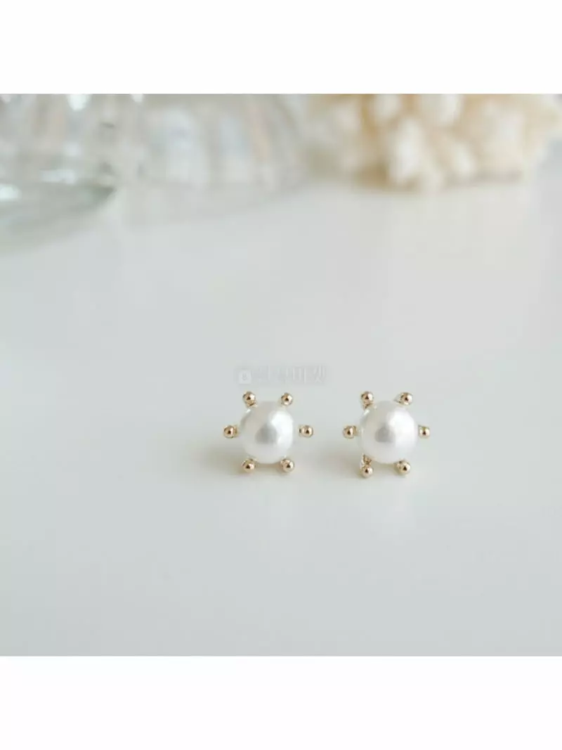 Noii - Korean Women Fashion - #momslook - E1764 Earring - 2
