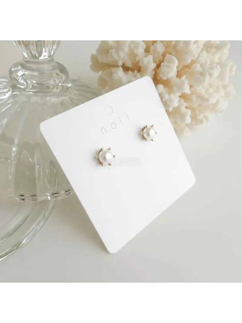 Noii - Korean Women Fashion - #momslook - E1764 Earring - 6