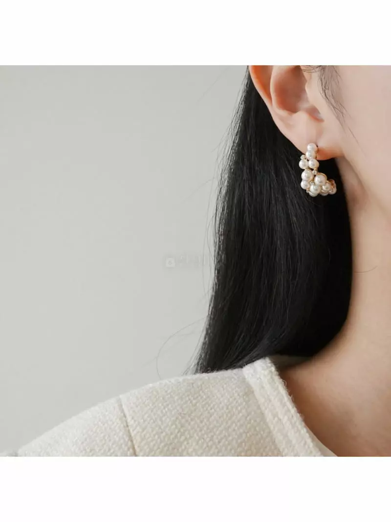 Noii - Korean Women Fashion - #momslook - E1761 Earring