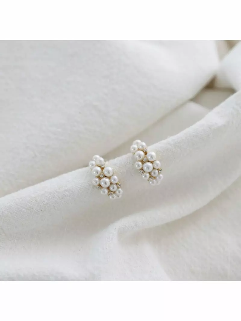 Noii - Korean Women Fashion - #momslook - E1761 Earring - 3