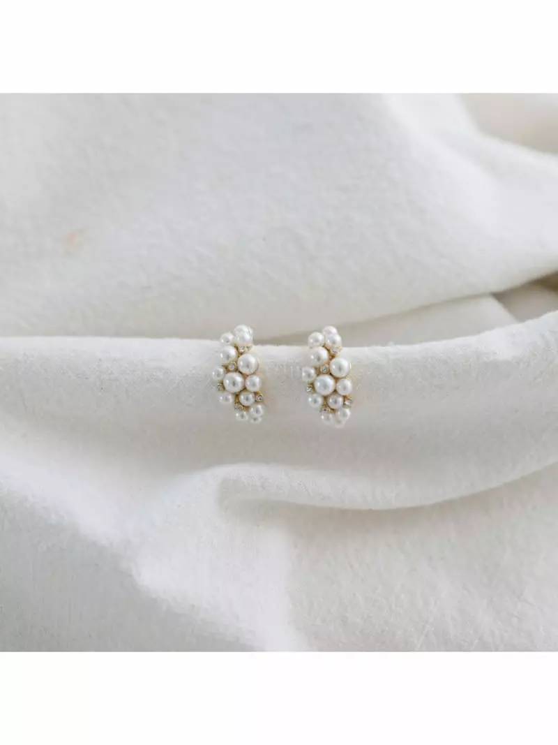 Noii - Korean Women Fashion - #momslook - E1761 Earring - 5