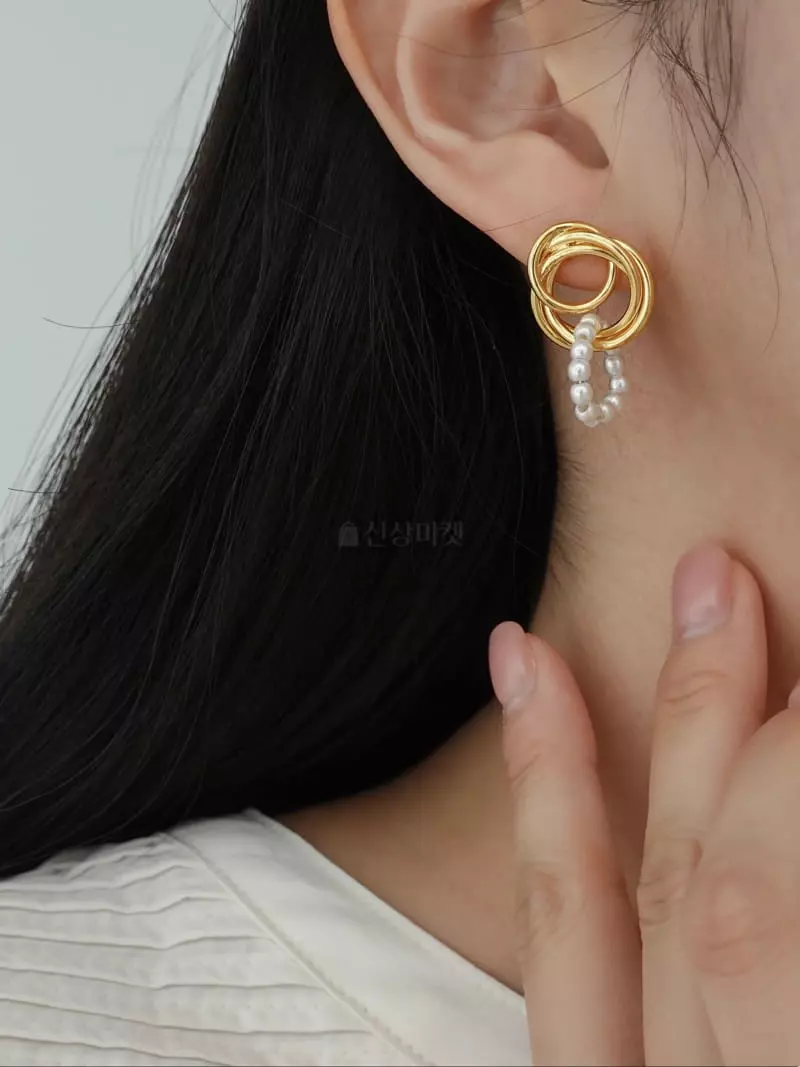 Noii - Korean Women Fashion - #momslook - E1750 Earring