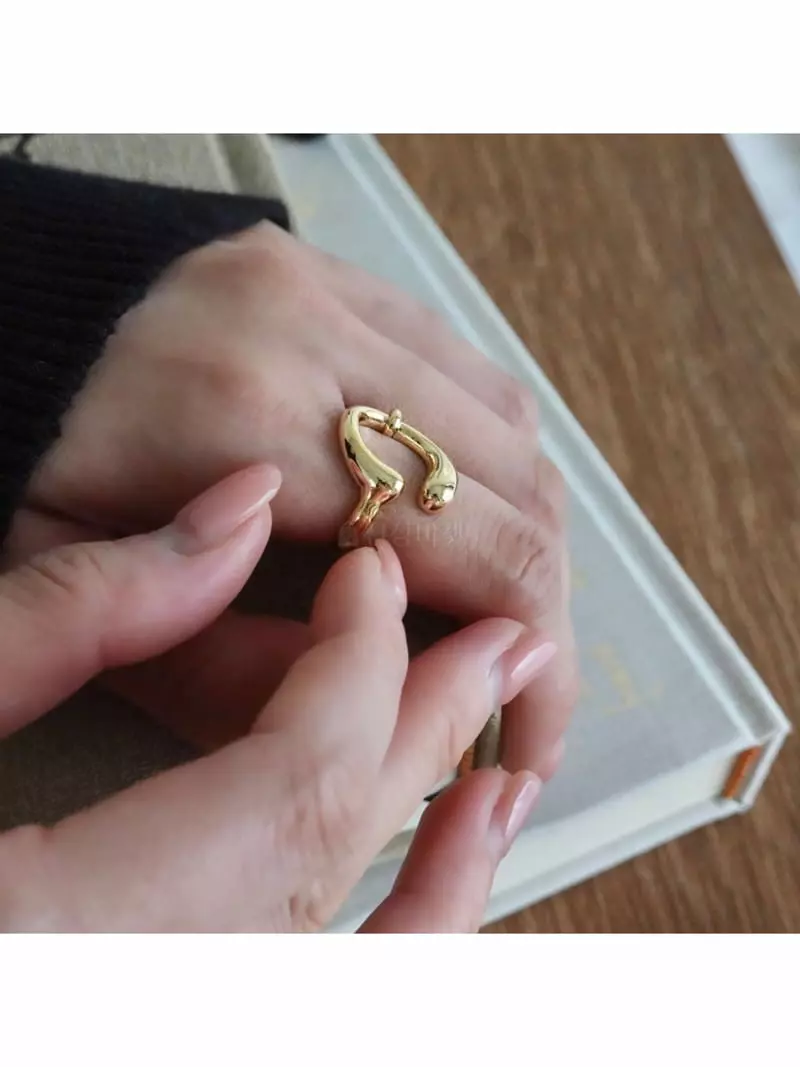 Noii - Korean Women Fashion - #momslook - R1303 Ring - 2
